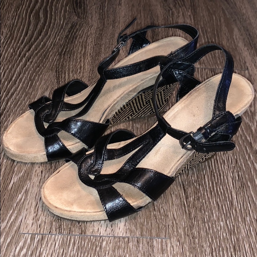 Black and Tan heels